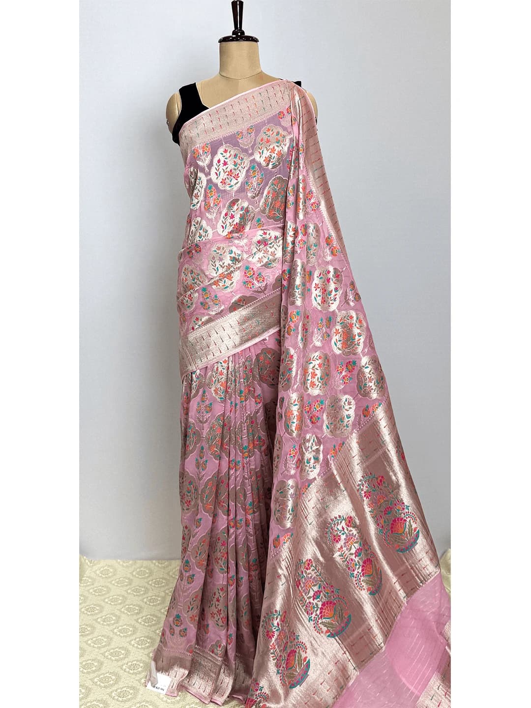 Pure Georgette Banarasi Saree - QS218743